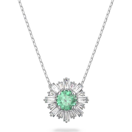 Swarovski Dames-Ketting Metaal Swarovski-Kristal One Size Zilver 32021313