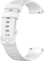 Bracelet en Siliconen (blanc), adapté pour Garmin Vivoactive 3, Venu 2 Plus, Venu SQ, Forerunner 55 et Forerunner 245