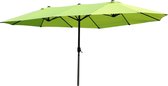 Outsunny Parasol avec manivelle parasol de jardin double marché parasol 460 x 270 cm noir 84D-031V01