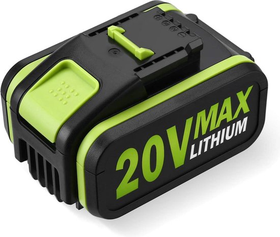 Foto: Powerextra 20v voor worx wa3551 wa3553 vervangende batterij 4000mah 80wh accu