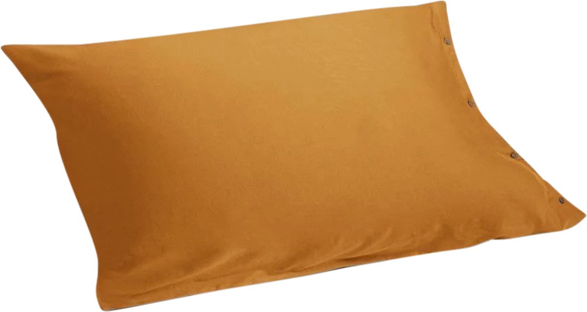 Yumeko kussensloop jersey zonnebloem geel 60x70 - Bio, eco & fairtrade - 1 stuk