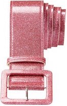 Roze glitter riem 120 cm