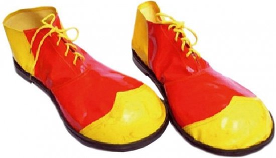 Clown schoenen geel met rood | bol.com