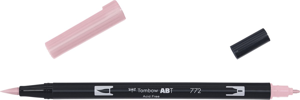 Tombow Brush pen - ABT 772 - Dual Brushpen - Dusty rose - Roze — afbeelding 4