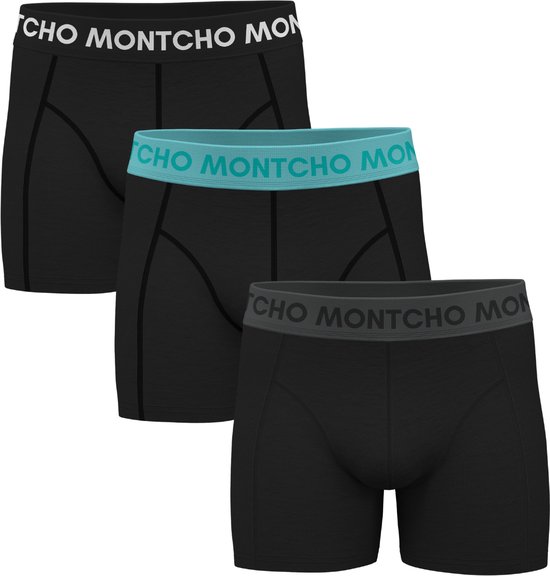 MONTCHO - Dazzle Series - Boxershort Heren - Onderbroeken heren - Boxershorts - Heren ondergoed - 3 Pack - Premium Mix Moonlight - Heren - Maat M