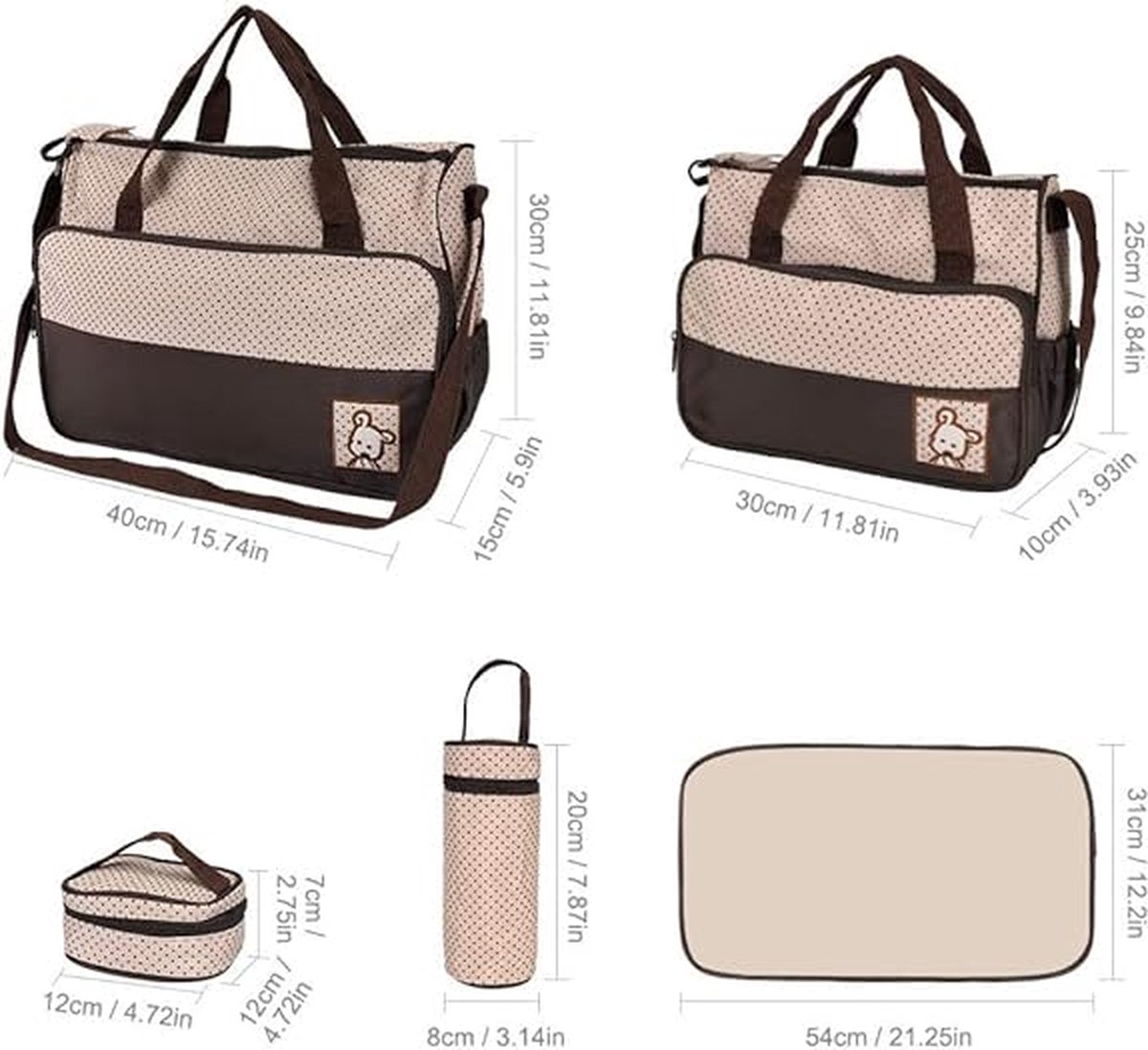 Babycommode Rugzak Luiertas Rugzak - diaper bag backpack, large capacity diaper bag