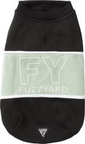 Fuzzyard hondentrui - Track Sweater - Maat S - zwart en groen