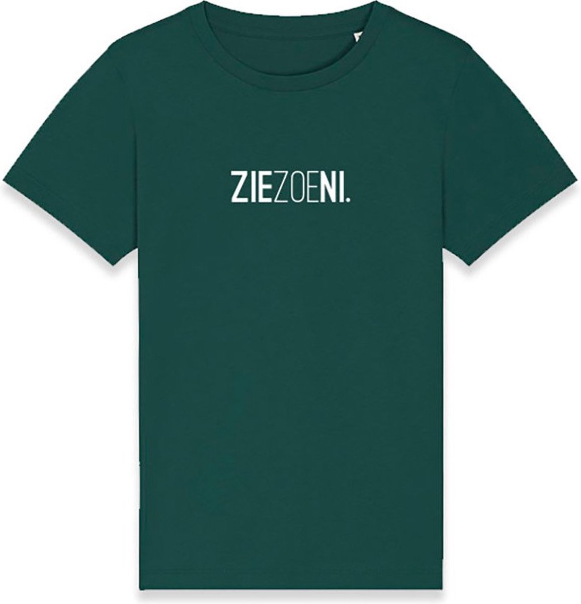 T-shirt Ziezoeni Groen
