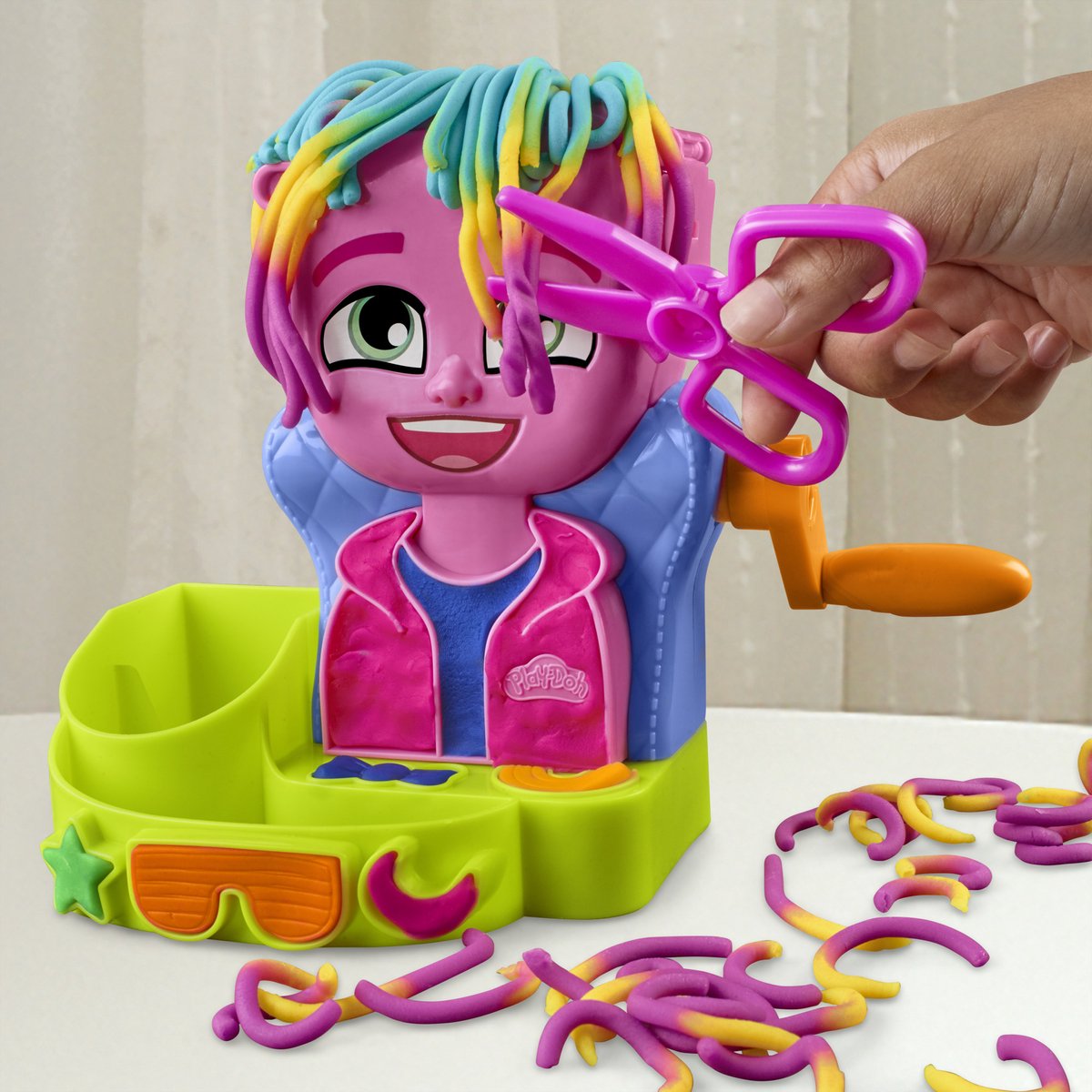 Play-Doh Haarsalon Speelset - Boetseerklei - Inclusief 6 Play-Doh potjes - Knutselen voor kinderen — afbeelding 14