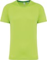 SportT-shirt Heren 3XL Proact Ronde hals Korte mouw Lime 100% Polyester