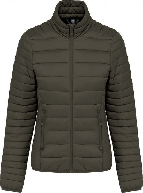 Jas Dames XXL Kariban Lange mouw Dark Khaki 100% Polyamide