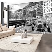 Fotobehangkoning - Behang - Vliesbehang - Fotobehang Formule 1 - Monte Carlo - 200 x 140 cm