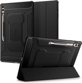 Spigen Tablet Hoes Geschikt voor Samsung Galaxy Tab S9 Ultra - Spigen Rugged Armor Pro Bookcase - Zwart