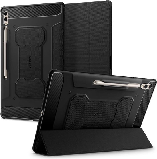 Mobigear Tri-Fold - Coque Samsung Galaxy Tab A7 Lite Etui - Dark