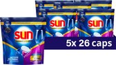 Sun Briljant Shine Regular - Tablettes pour lave-vaisselle - Pack économique - 5 x 26 tablettes