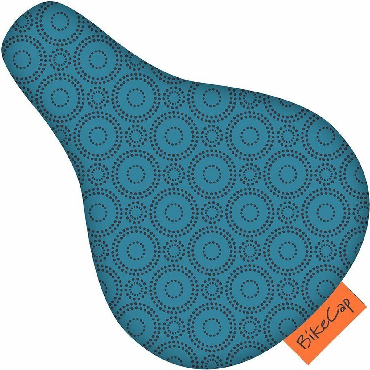 BikeCap Zadelhoesje Kids Petrol Circles | Fietszadelhoes - Fietszadeldek - Stof en waterafstotend