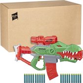 Nerf DinoSquad, Rex-Rampage Gemotoriseerde Blaster, 10-Dart Magazijn, 20 Nerf Dartpijltjes, Tyrannosaurus Design