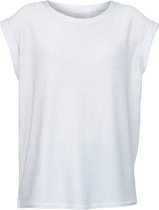 Sisters Point - Glitter T-shirt Low - Zilver - maat XS