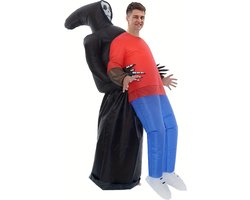 Livano Halloween Kostuum - Halloween Outfit - Volwassenen - Magere Hein - Grim Reaper - Grappig - Costume - Carnaval