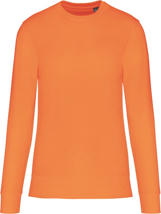 Sweatshirt Kind 4/6 Y (4/6 ans) Kariban Ronde hals Lange mouw Light Orange 85% Katoen, 15% Polyester