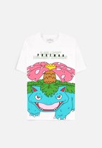 Pokémon - Venusaur Dames T-shirt - 2XL - Wit