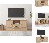 vidaXL Tv-meubel Sonoma Eiken - 100 x 35.5 x 45 cm - Trendy en praktisch - Kast