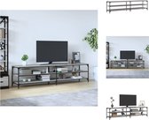 vidaXL TV-meubel - TV-meubel - 200 x 30 x 50 cm - Grijs sonoma eiken - Kast