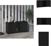 vidaXL Stereokast - Zwart - 102 x 37.5 x 52.5 cm - Montage vereist - Kast