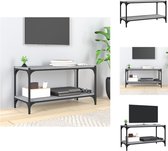 vidaXL TV-meubel - Industriële charme - Duurzaam hout en staal - 80x33x41cm - Kast