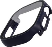 Watch case screenprotector - hoesje - geschikt voor Apple Watch Ultra / Ultra 2 - 49 mm - donkerblauw