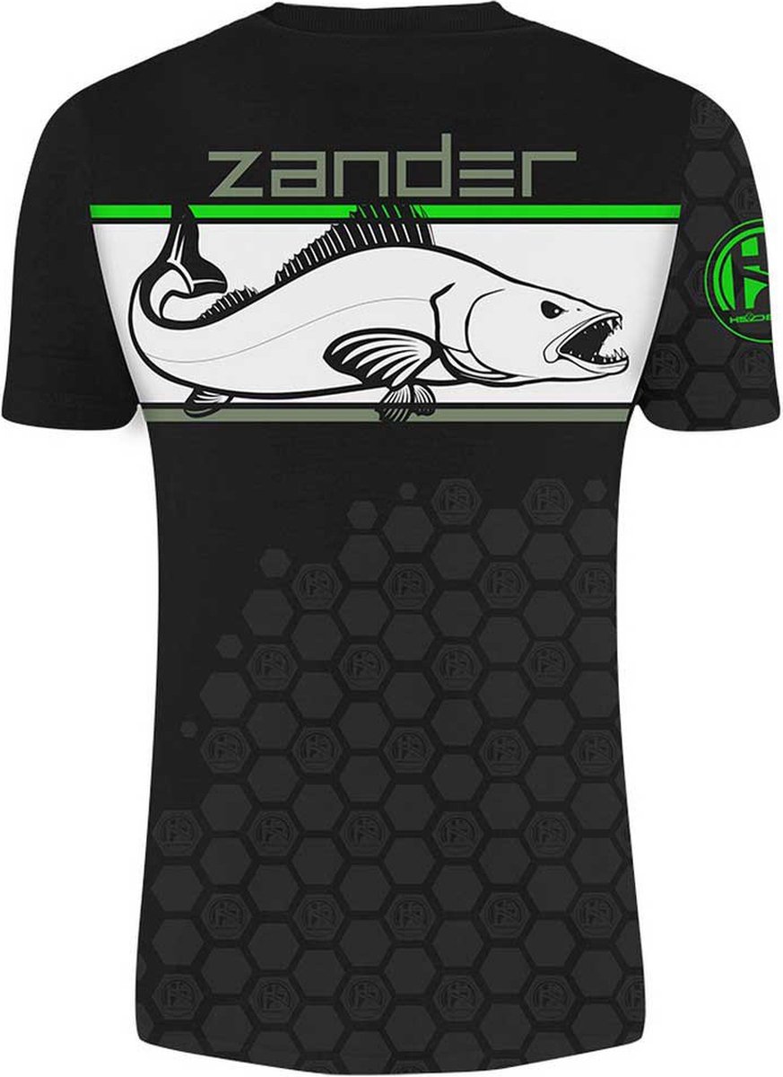 Hotspot Design Linear Zander T-shirt Met Korte Mouwen Zwart M Man