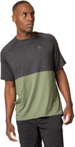 Odlo Crew Ride 365 T-shirt Met Korte Mouwen Groen,Zwart L Man