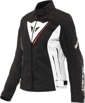 Dainese Veloce Lady D-Dry Jacket Black White Lava Red 40 - Maat - Jas