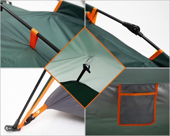 Buiten kamperen 2-3 personen waterdichte tent Dubbellaagse Pop-up tent — afbeelding 3