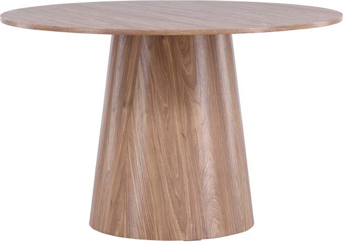 Lanzo eetkamertafel Ø120cm naturel.