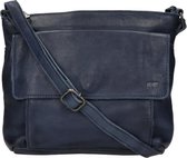 Bear Design Kleine Crossbodytas / Schoudertas Dames - Leer - Rai - Blauw