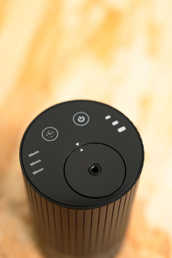 Aroma Luxe Fragrance Oil Diffuser Zwart Incl. 3 Navul 10 ml Oliën bol