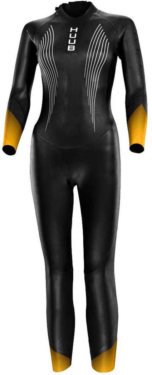 Huub Dames Alta Thermal Wetsuit - Black / Orange