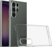 Mobigear Basics Coque de téléphone compatible avec Samsung Galaxy S24 Ultra Hardcase Back Cover Case - Transparent
