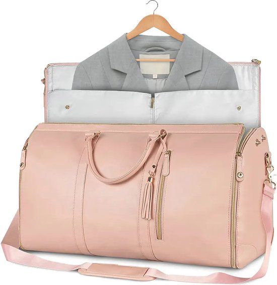 Dames Reistas met Hangende Kledingzak en Schoenenhoes Handbagage