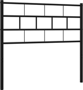 vidaXL - Tête de lit - 75 - cm - métal - noir