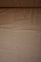 Tricot uni bruin beige 1 meter - modestoffen voor naaien - stoffen