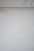 Ribfluweel met stretch gebroken wit uni 1 meter - modestoffen voor naaien - stoffen
