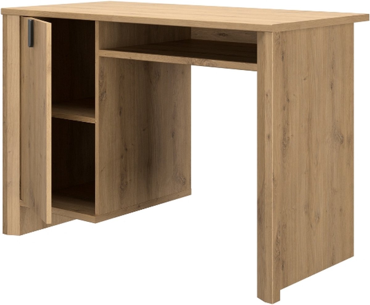 Bureau Lugano | 110 X 56 X 77 Cm | Artisan Oak-design - Gautier - Gami - Bureautafels - Bruin - MDF