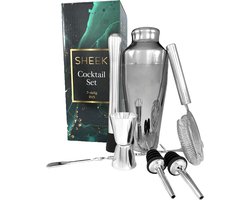 Fjesta© RVS cocktailset - 7 delig - Zilver