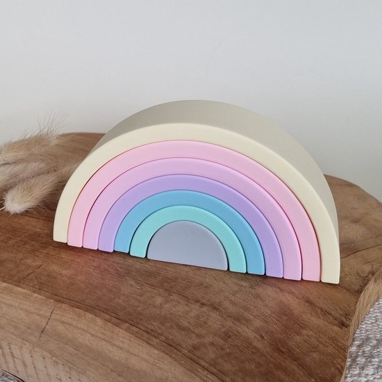 Regenboog Candy siliconen stapeltoren