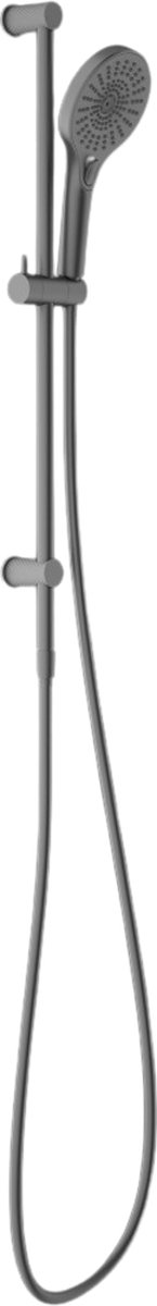 Owen & Finch Handdouche met Glijstang – Geborsteld Grafiet PVD - 3 standen & luxe diamantkarteling