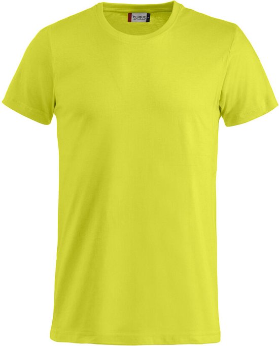 Clique 2 Pack Basic Fashion-T Modieus T-shirt kleur Signaal Groen maat XS