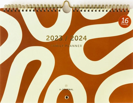 A-Journal Agenda Familial 16 Mois 2023/2024 - Flow