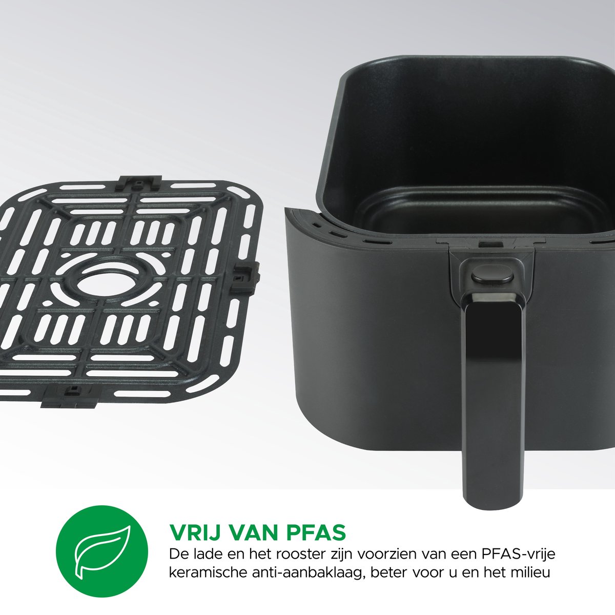 GreenPan - Bistro XL Airfryer - 7,2L - 11 programma's - zwart - PFAS-vrij